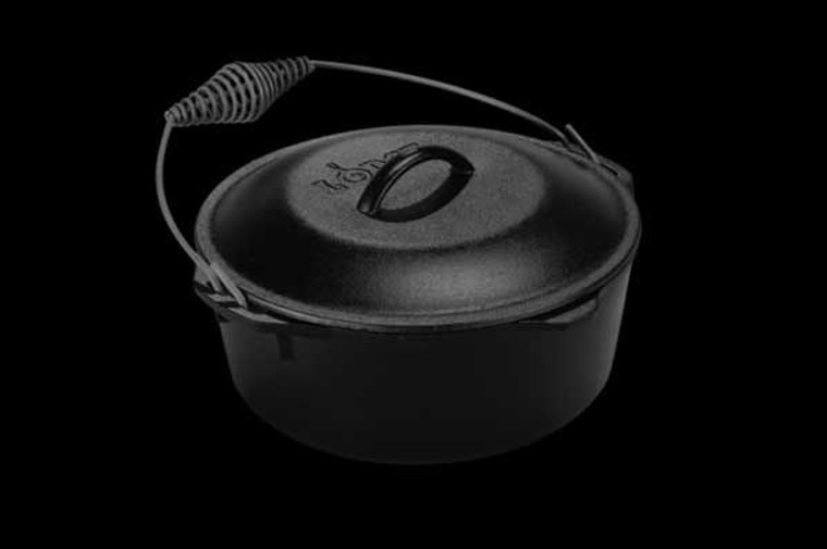 Lodge Pro Logic Seasoned Cast Iron Dutch Oven, 9 Qt