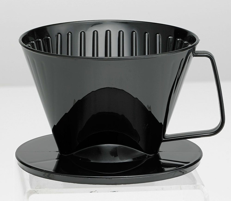 #1 Cone Plastic Coffee Filter Holder Black