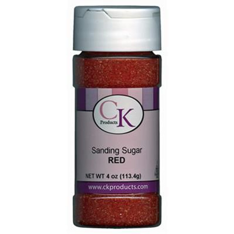 Red Sanding Sugar 4 Oz