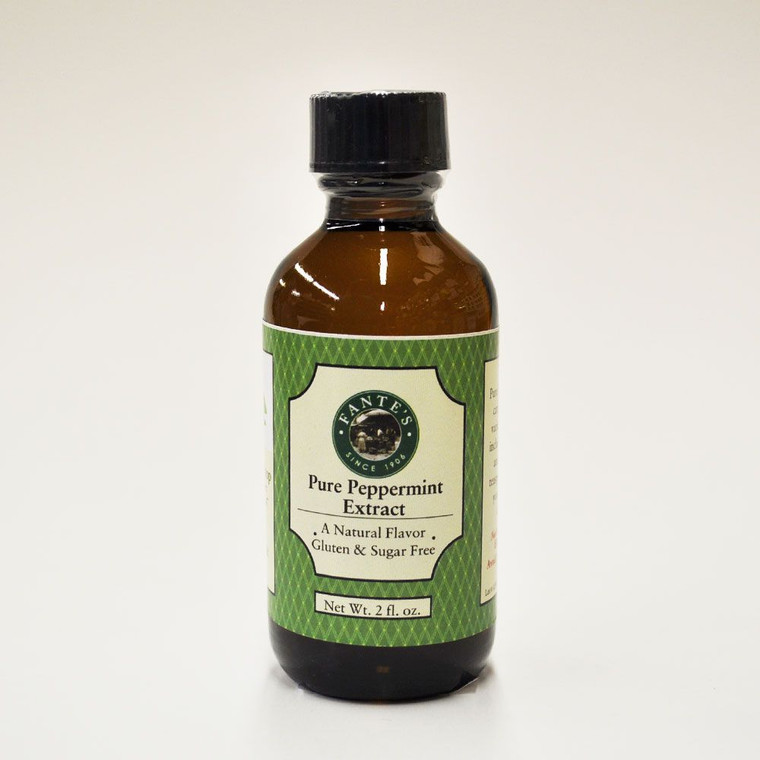 Fante's Pure Peppermint Extract 2 Oz