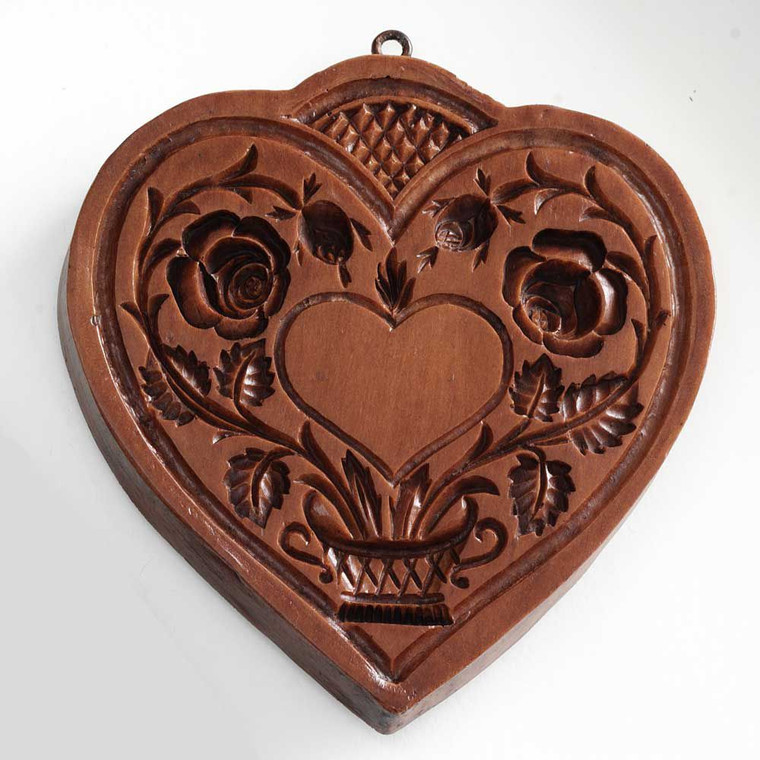 House On The Hill Quilted Hearts Springerle Mold