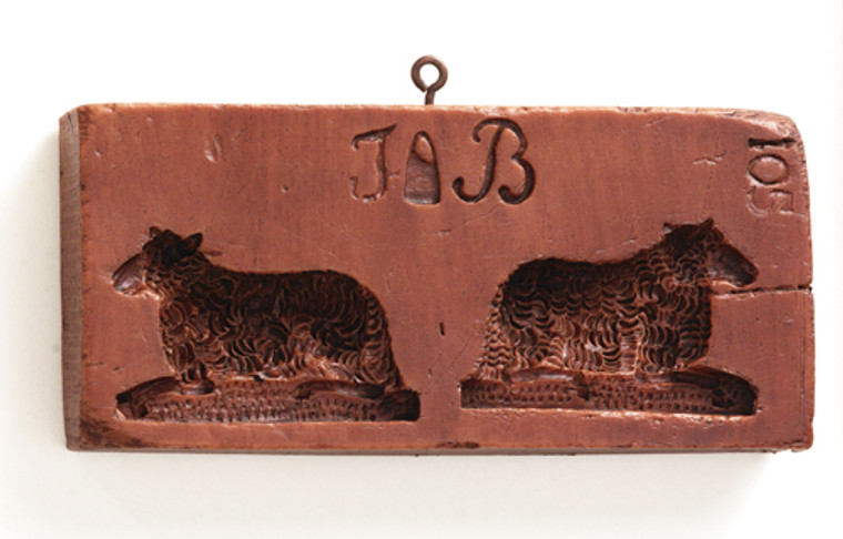 House On The Hill Double Lamb Springerle Mold