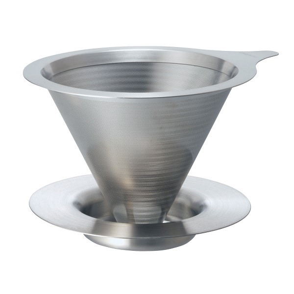 Hario Double Mesh Metal Dripper Coffee Cone, Size 2