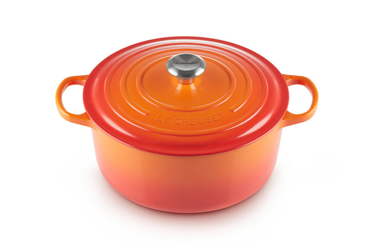 Le Creuset Signature Round Dutch Oven 7.25 Qt Flame