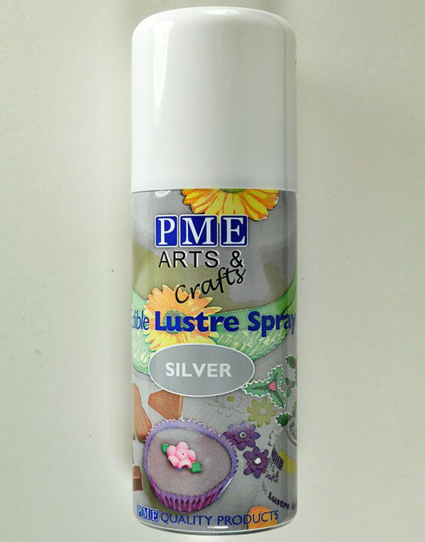PME Edible Spray Glaze, Silver