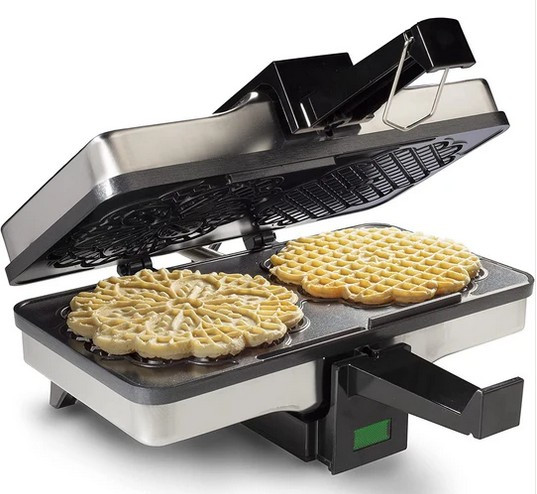 CucinaPro Electric Pizzelle Iron, Nonstick