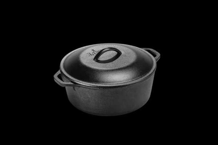 Lodge Pro Logic Seasoned Cast Iron Dutch Oven, 5 Qt