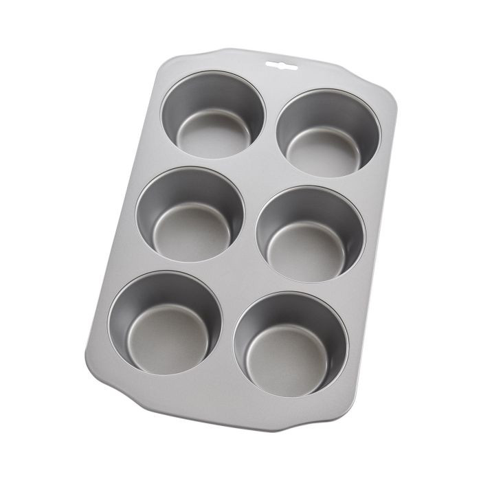 Mrs. Anderson Jumbo Muffin Pan, 6-Cup, Nonstick - Fante's Kitchen
