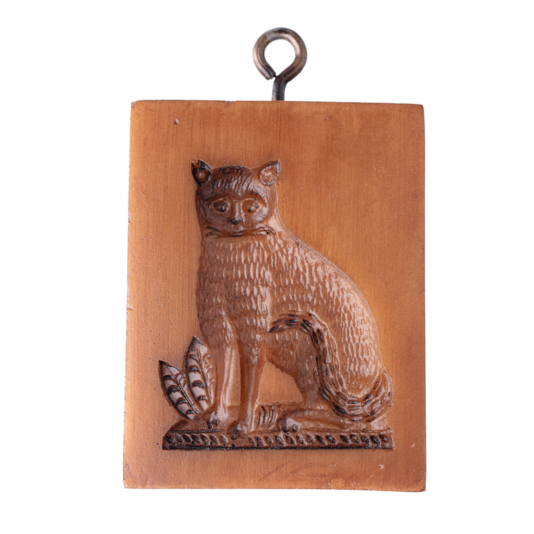 House On The Hill Watchful Cat Springerle Mold