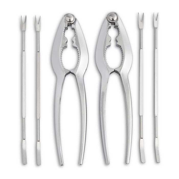 Nut & Seafood Crackers and Picks 6-Pc Set