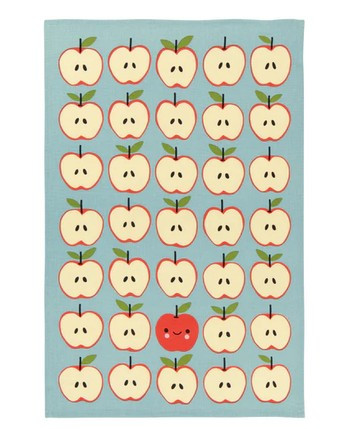 Printed Dishtowel, Apple A Day
