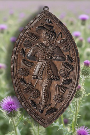 House On The Hill Thistle Lad Springerle Mold