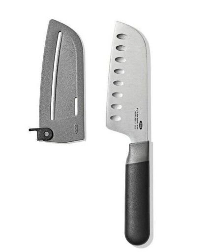 OXO Good Grips 5" Santoku with Locking Sheath