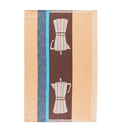 KAF Porto Jacquard Kitchen Towel, Coffee