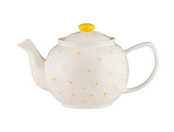 Price & Kensington Hand Painted Daisy 6 Cup Teapot