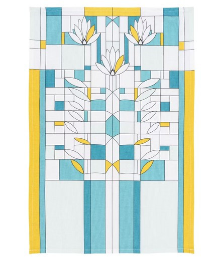 KAF Frank Lloyd Wright Kitchen Towel, Water Lilies