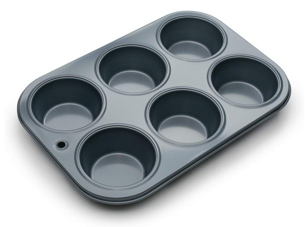 Muffin Pan, 6-Cup, Nonstick