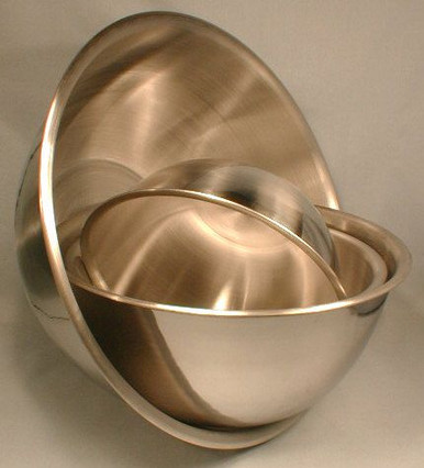 Deep Stainless Steel Mixing Bowl, 6 quart