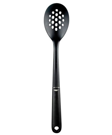 OXO® Good Grips 13 Large Black Plastic Kitchen Slotted Spaghetti Spoon