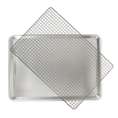 Nordic Ware Prism Half Sheet with Oven-Safe Nonstick Grid - Fante's Kitchen  Shop - Since 1906