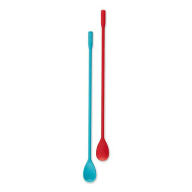 OXO Silicone Jam Red White Spoon Spatula - Fante's Kitchen Shop - Since 1906