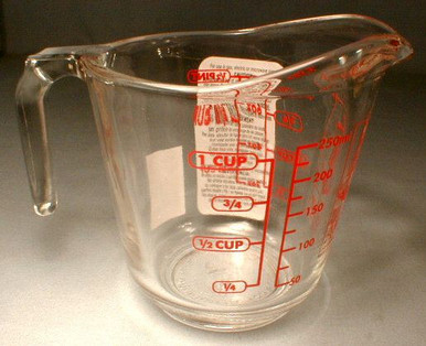 Anchor Hocking® 55175L20 Glass 8 oz Measuring Cup