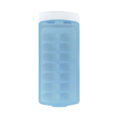 OXO Good Grips Covered Silicone Ice Cube Tray, Light Blue