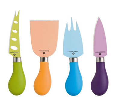 Color 4-Pc Cheese Knife Set