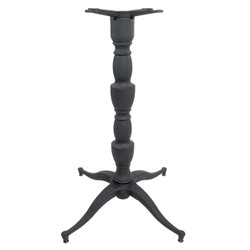Queen Anne 4 Prong 32" Span Table Base - Pub Height - Black