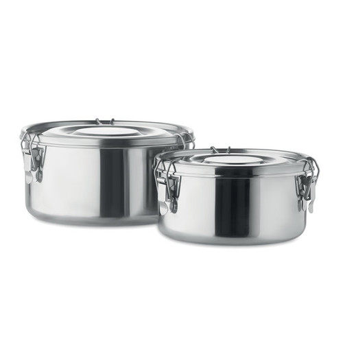 Elles - Set of 2 stainless steel boxes