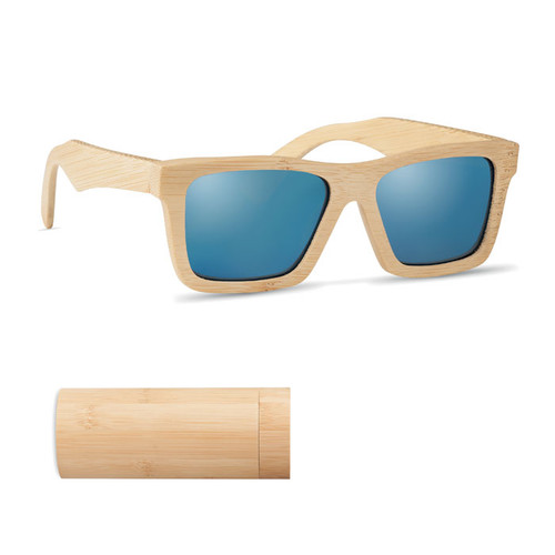ochelari de soare din bambus cu protectie UV400