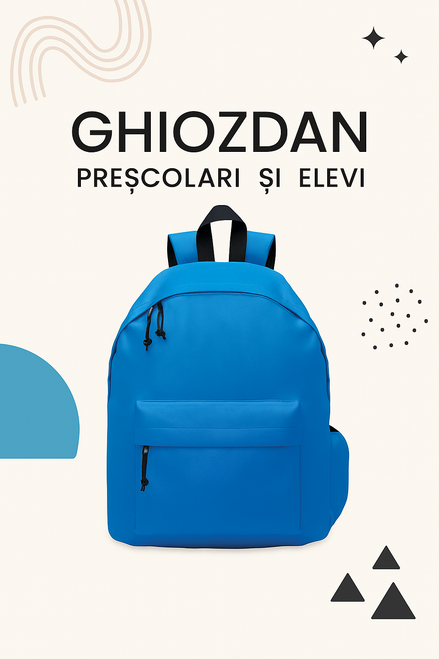 Ghiozdan, prescolari si elevi, Ghiozdan Albastru Școlar Ghiozdan, prescolari si elevi, Ghiozdan Albastru Școlar