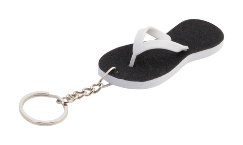 Perle, breloc in forma de mini papuci de plaja, cu posibilitate de personalizare corporate
