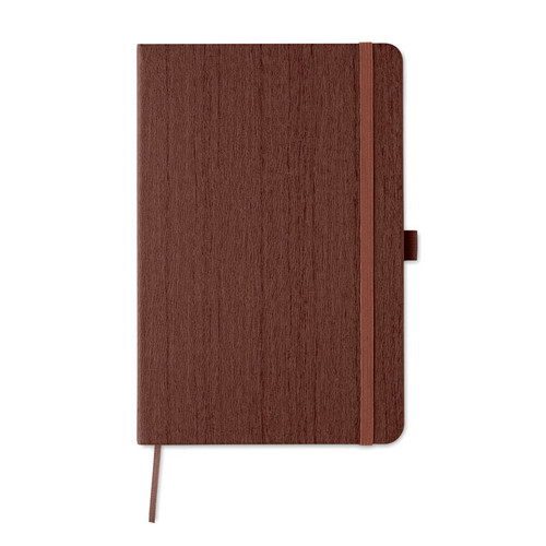 Woody - A5 notebook in PU with penloop