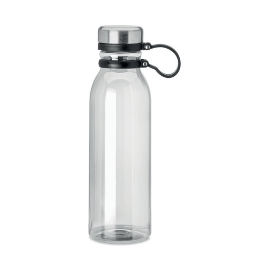 Iceland RPET, sticla din RPET, etansa, fara BPA, cu capac de inox si prindere TPR pentru o transportare usoara, cu posibilitate de personalizare corporate