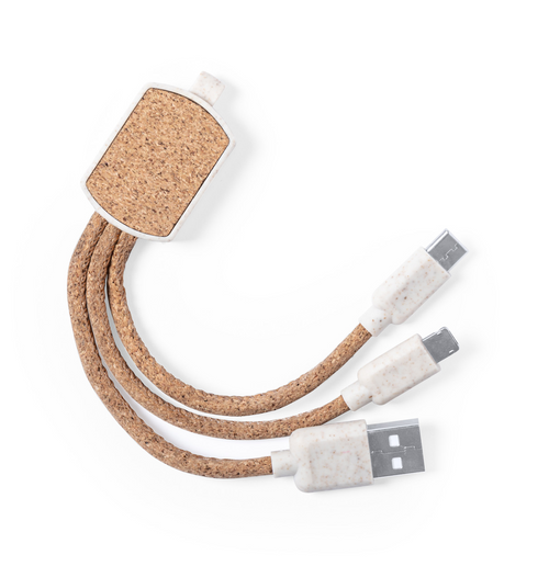 breloc pluta cu incarcator usb personalizat