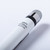 Antibacterial pointer ball pen with twist mechanism and grey color pointer - goodiebags