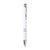 Antibacterial ball pen with push-up mechanism and grey color pointer - goodiebags
