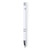 Antibacterial ball pen with push-up mechanism and grey color pointer - goodiebags