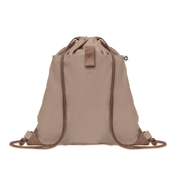 rucsac cu cordon din bumbac reciclat personalizat