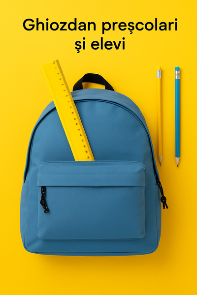 ghiozdan scolari, prescolari, ong, cadouri back to school