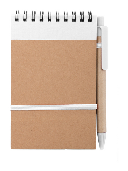 set cadou blocnotes cu pix, personalizare cu logo agenda A6