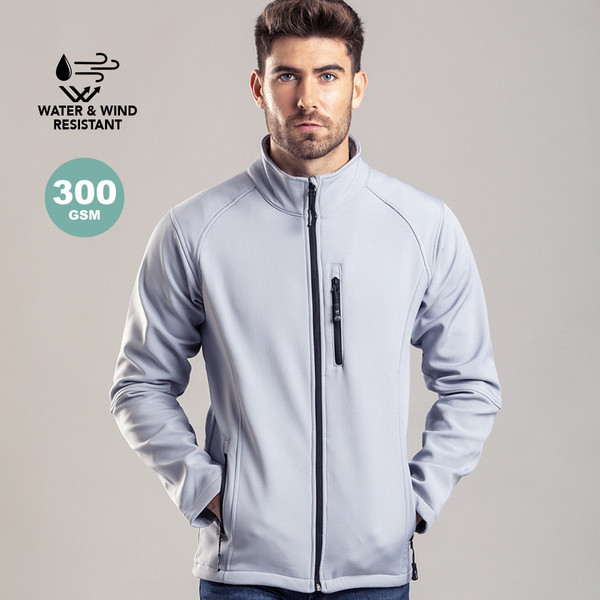 Jachetă impermeabila fabricata din poliester si elastan softshell cu posibilitate de personalizare, goodie bags