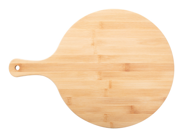 Naples, tocator din bambus, pentru pizza de 32 cm, cu posibilitate de personalizare corporate