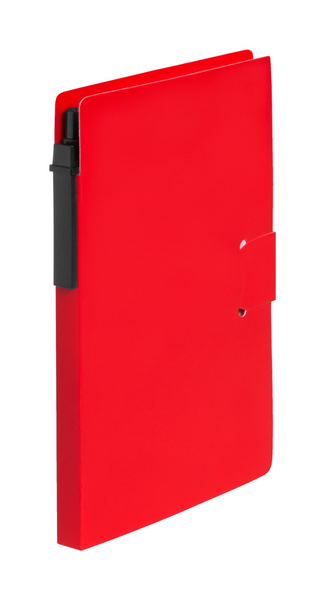 Paper covered notebook with 70 blank sheets and recycled paper ballpoint pen (blue refill). Including adhesive notepads in 2 sizes Paper covered notebook with 70 blank sheets and recycled paper ballpoint pen (blue refill). Including adhesive notepads in 2 sizes