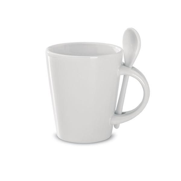 Sublimkonik - Sublimation mug with spoon