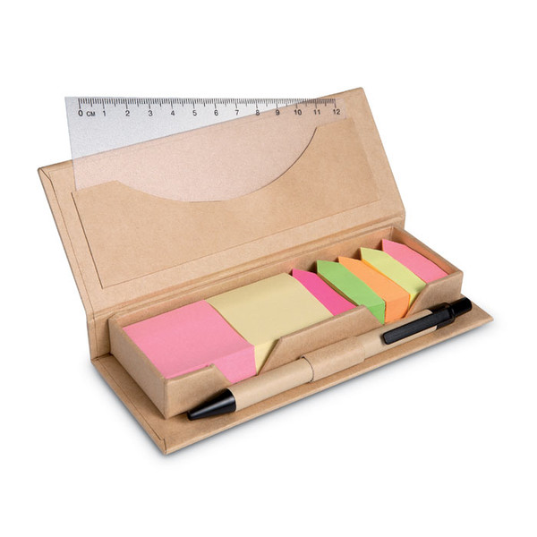 Stibox - Desk set in brown paper box