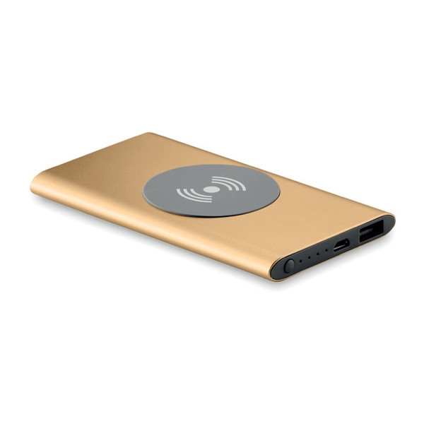 Powerbank Wireless de 4000mAh din aluminiu Powerbank Wireless de 4000mAh din aluminiu