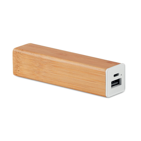 Powerbam - Power bank bamboo 2200 mAh
