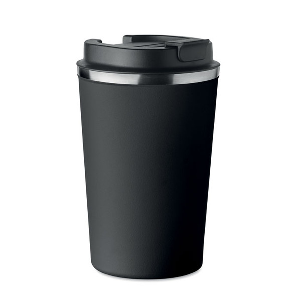 Pahar termoizolant din oțel inoxidabil cu perete dublu si capac din PP, 350ml Pahar termoizolant din oțel inoxidabil cu perete dublu si capac din PP, 350ml